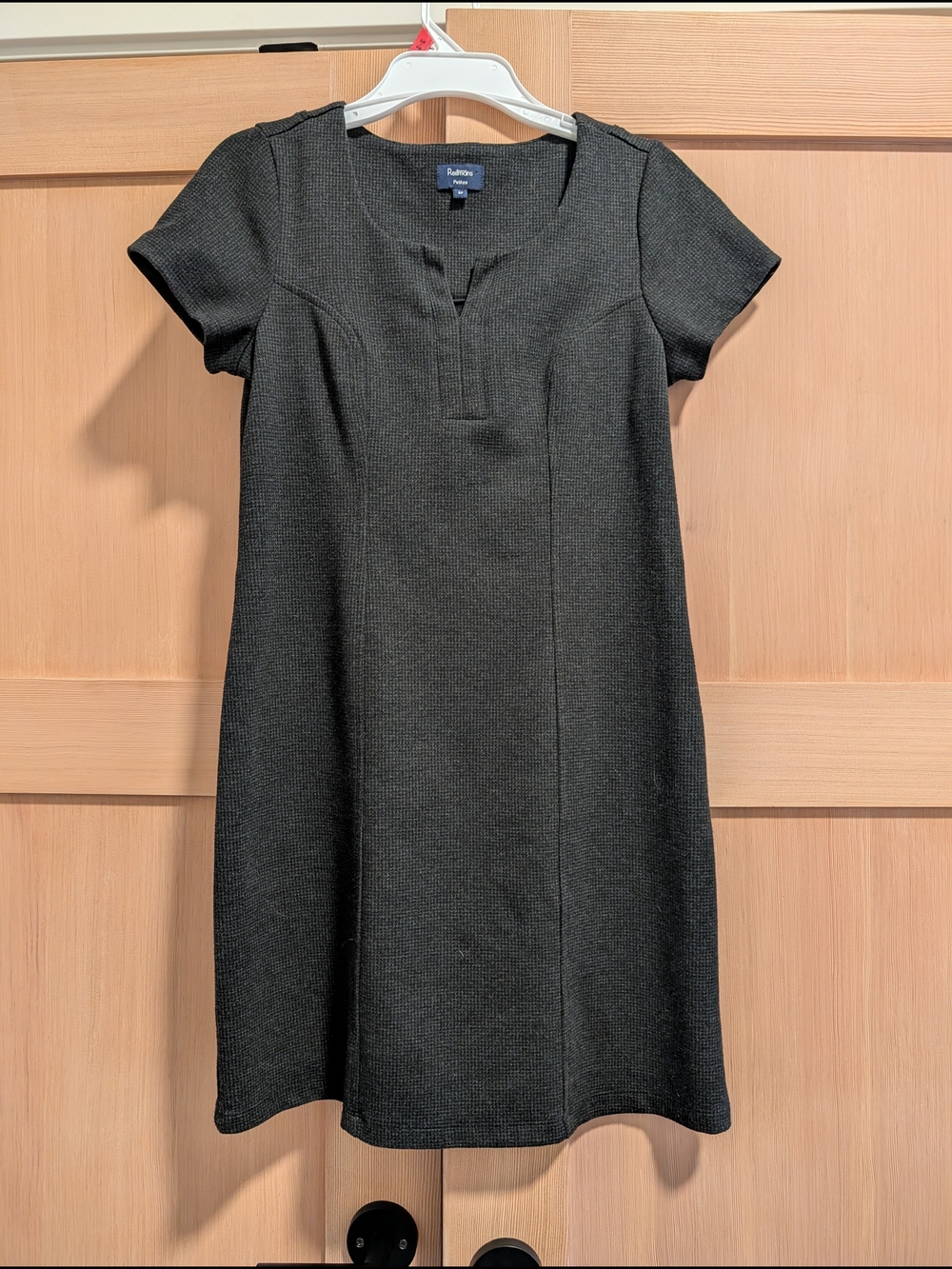 Reitmans Black Short-Sleeve Dress